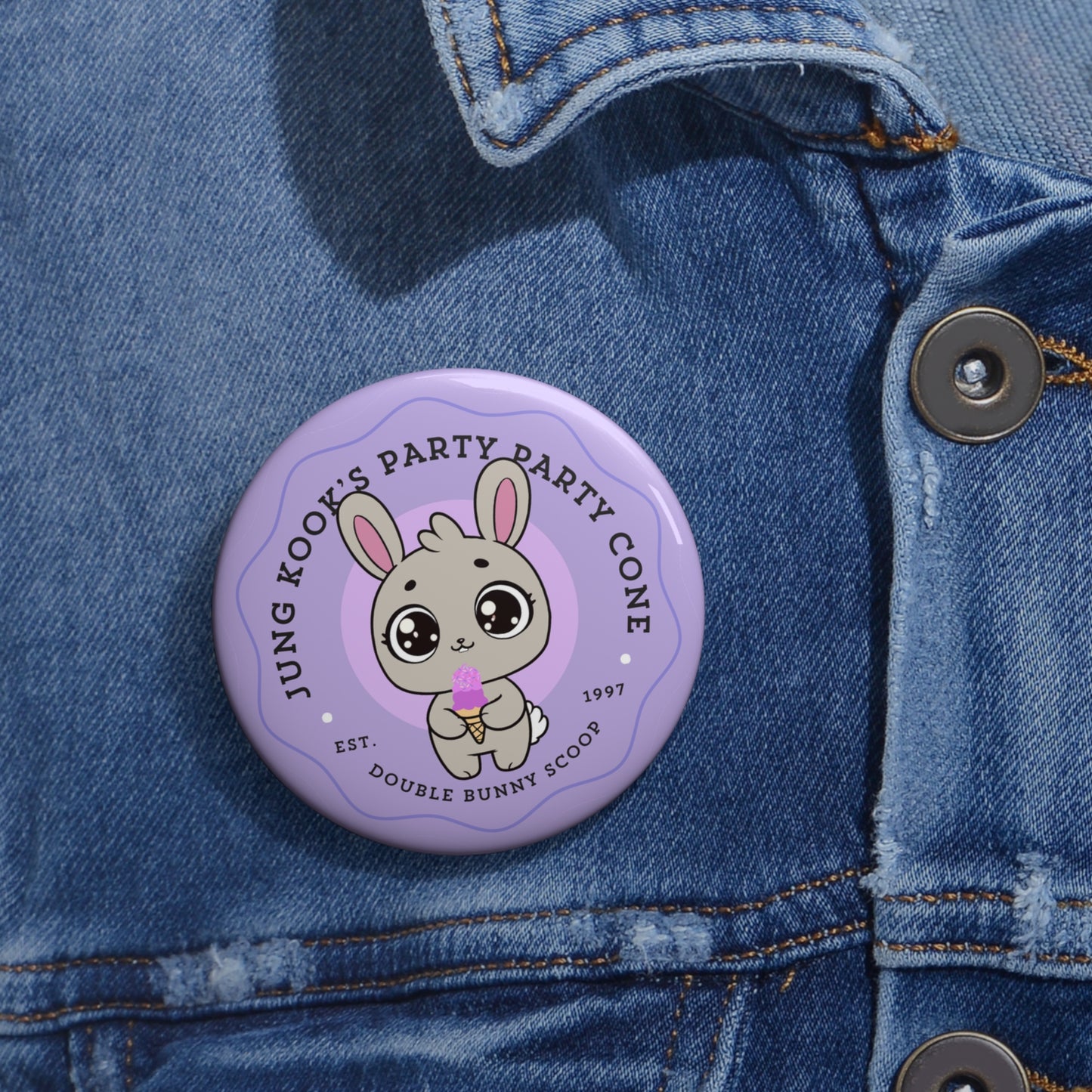 Jungkook Party Party Cone Bakery Series Pin Button