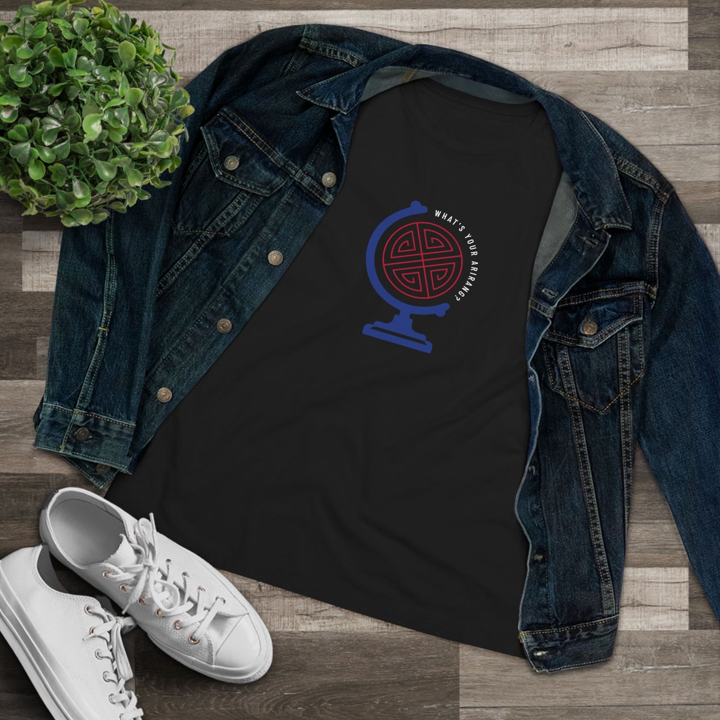 OT7 Women's Tee - What's Your Arirang? Globe and Cities - Soft Jersey T-Shirt