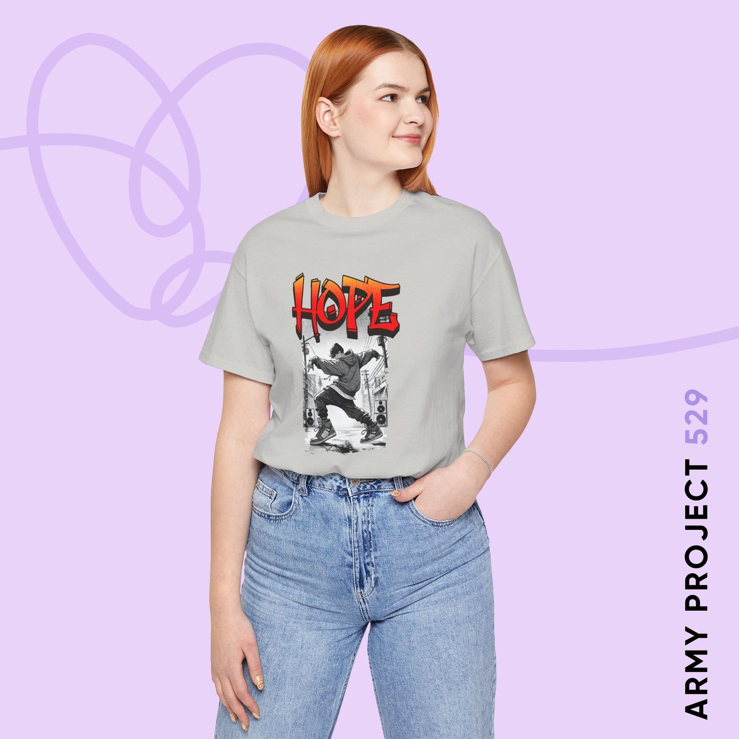 HOTS with Hope (Arson ver.) Unisex Jersey Short Sleeve Tee