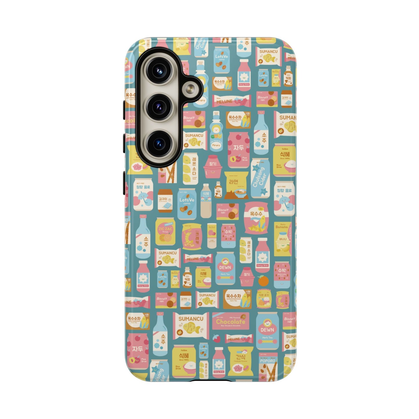 Sweet Pastel Korean Snacks Tough Phone Case - Cute K-Pop Merch - iPhone, Galaxy, Pixel Cover