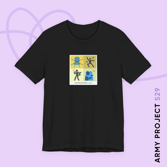 Jimin Care Instructions Unisex Jersey Short Sleeve Tee