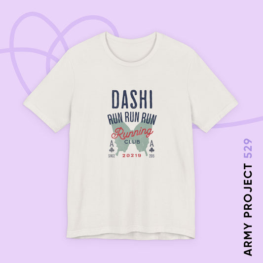 OT7 Short Sleeve Shirt - Dashi Running Club - Fanmade BTS Merch - Unisex Jersey T-Shirt