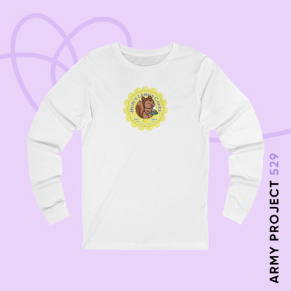 Hobi Long Sleeve Shirt - Cute Fanmade BTS Merch - Hobi's Lemon Cakes - Soft Unisex T-Shirt