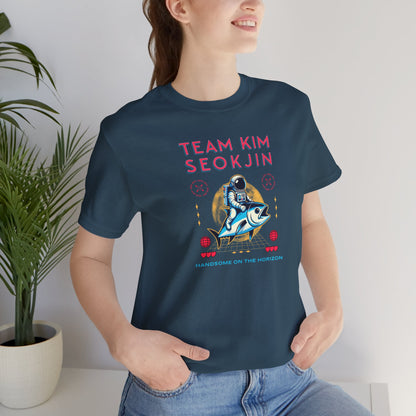 Jin Short Sleeve Shirt - Team Kim Seokjin - Fanmade BTS Merch - Unisex Jersey T-Shirt