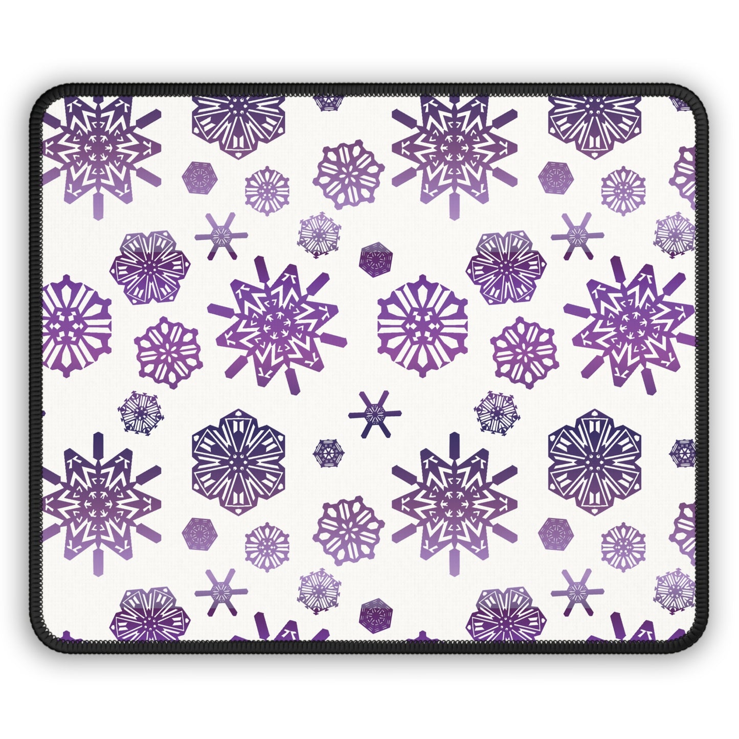 OT7 Mouse Pad - Secret Snowflakes (White) - Fanmade BTS Desk Accessories