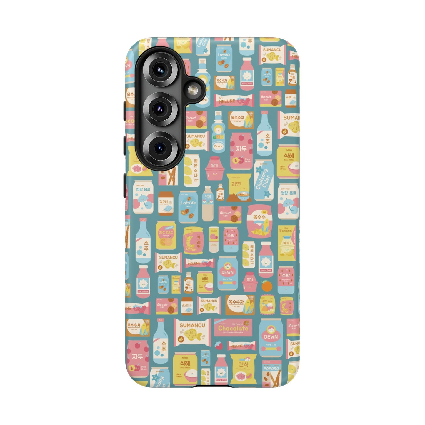 Sweet Pastel Korean Snacks Tough Phone Case - Cute K-Pop Merch - iPhone, Galaxy, Pixel Cover