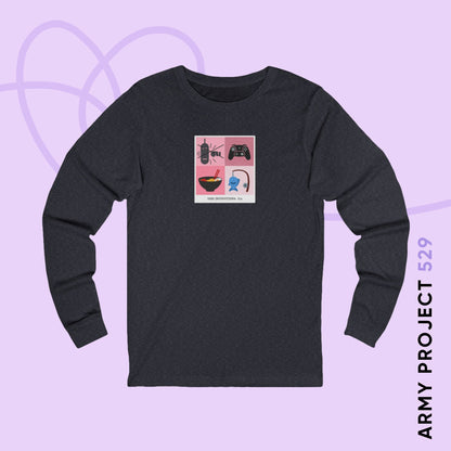 Jin Long Sleeve Shirt - Funny Fanmade BTS Merch - Care Instructions - Soft Unisex T-Shirt