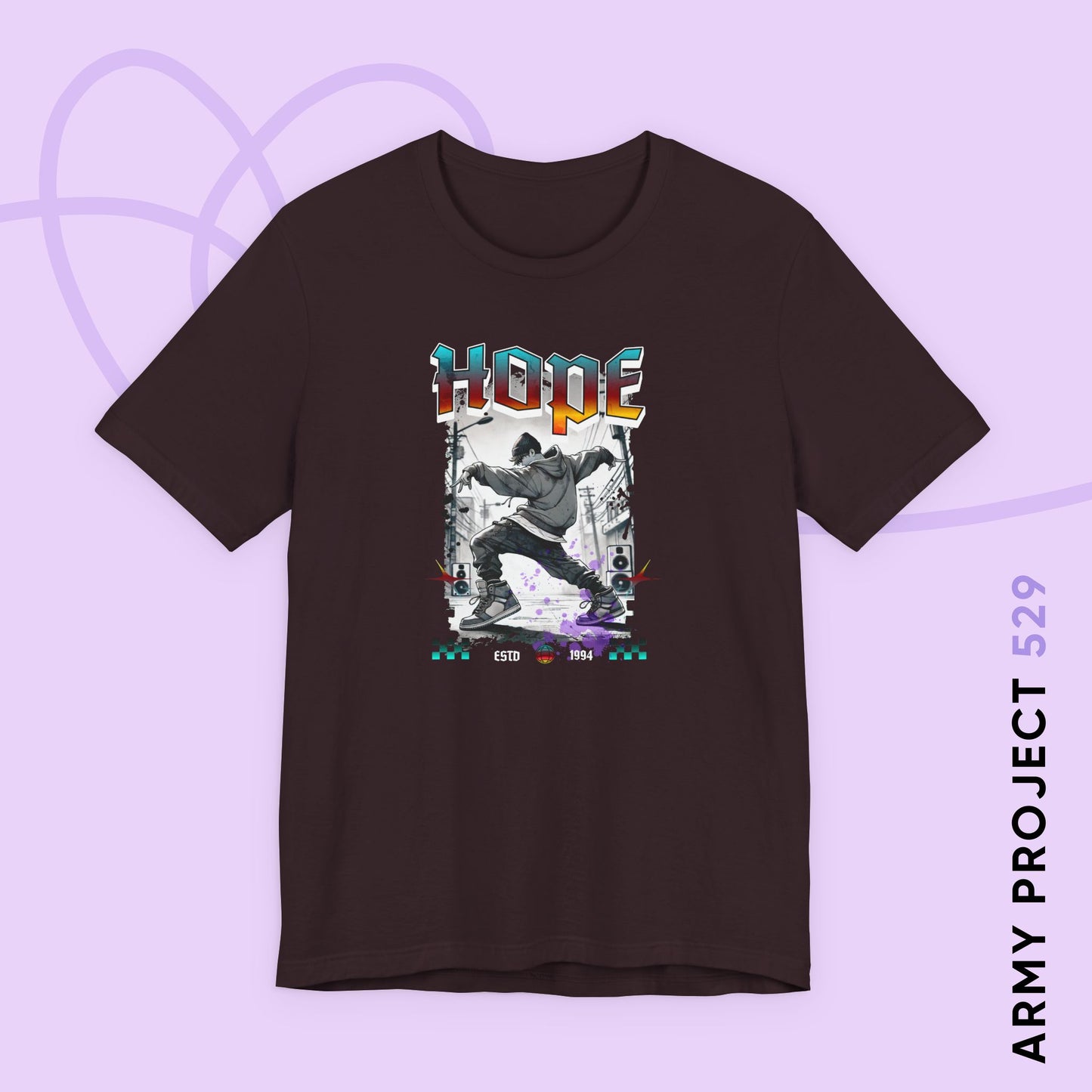 Hobi 1990s Retro Series Unisex Jersey Short Sleeve Tee
