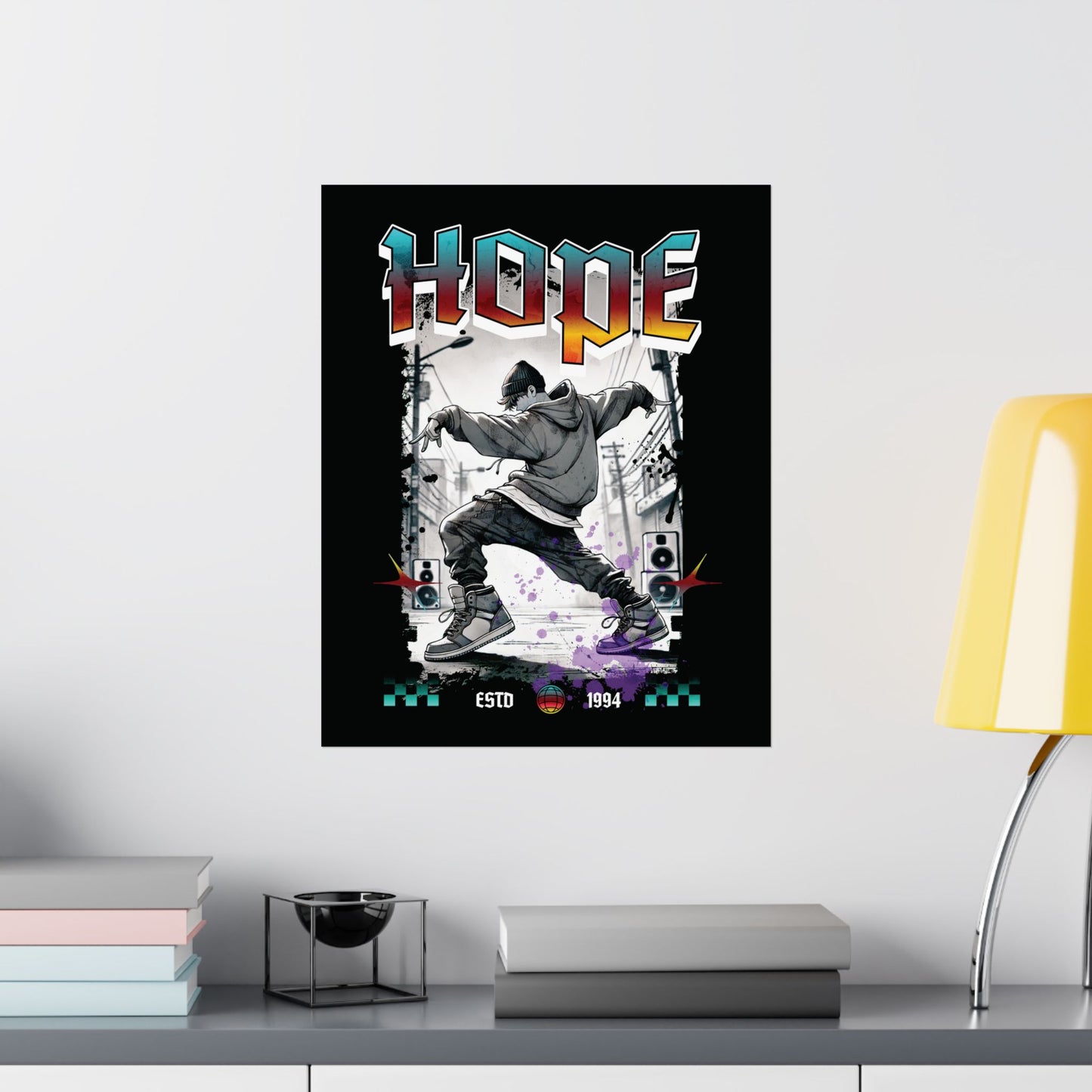 Hobi 1990s Retro Series Matte Poster