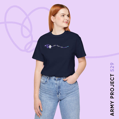 AP529 Heartline Logo Unisex Jersey Short Sleeve Tee