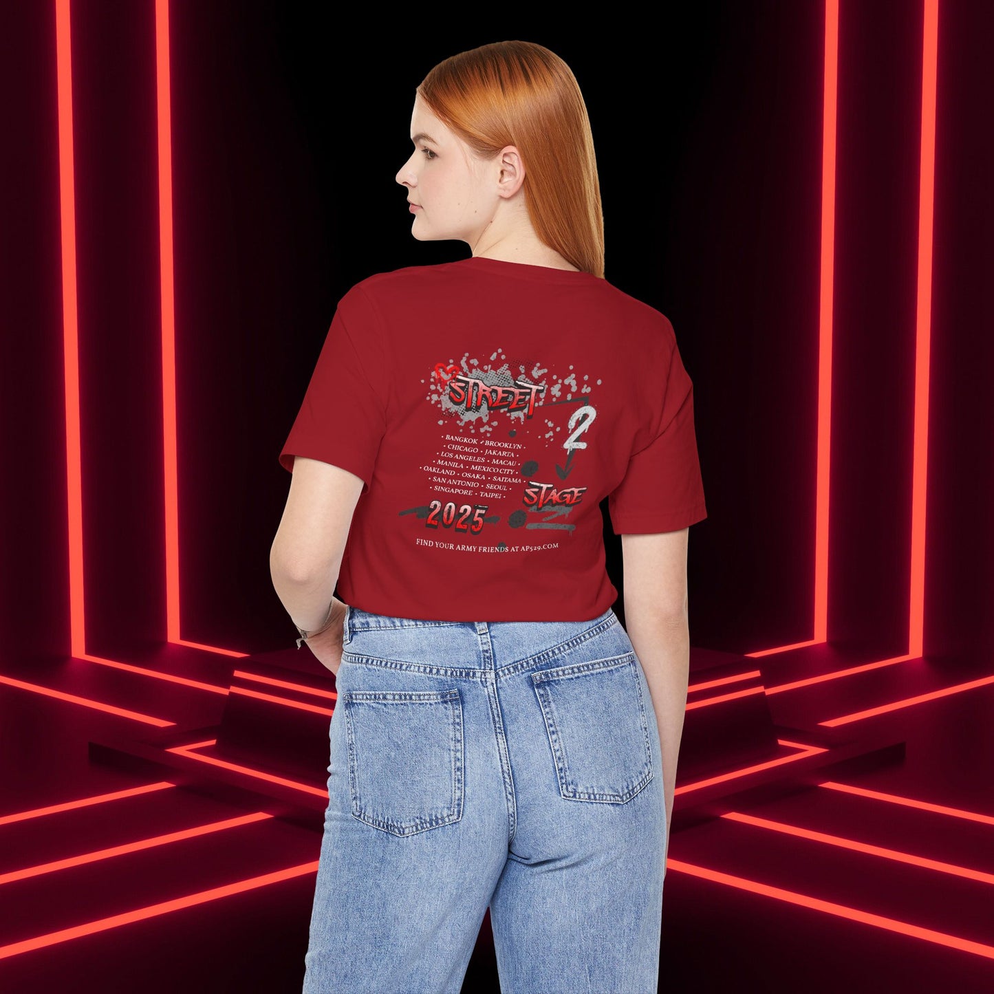 Hobi Concert Short Sleeve Shirt - HOTS with Hope (Stop Sign Ver.) - Fanmade BTS Merch - Soft Unisex T-Shirt