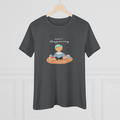 Namjoon Women's Tee - Happily Namjooning - Fanmade BTS Merch - Soft Jersey T-Shirt