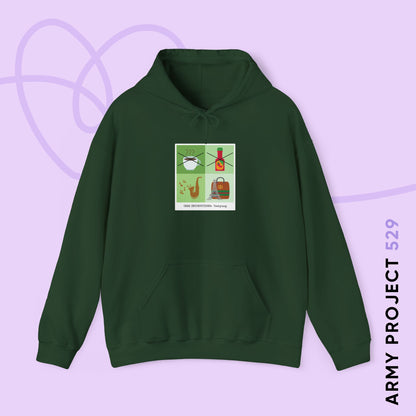 Taehyung Hoodie - Funny Fanmade BTS Merch - Care Instructions - Cozy Unisex Sweatshirt