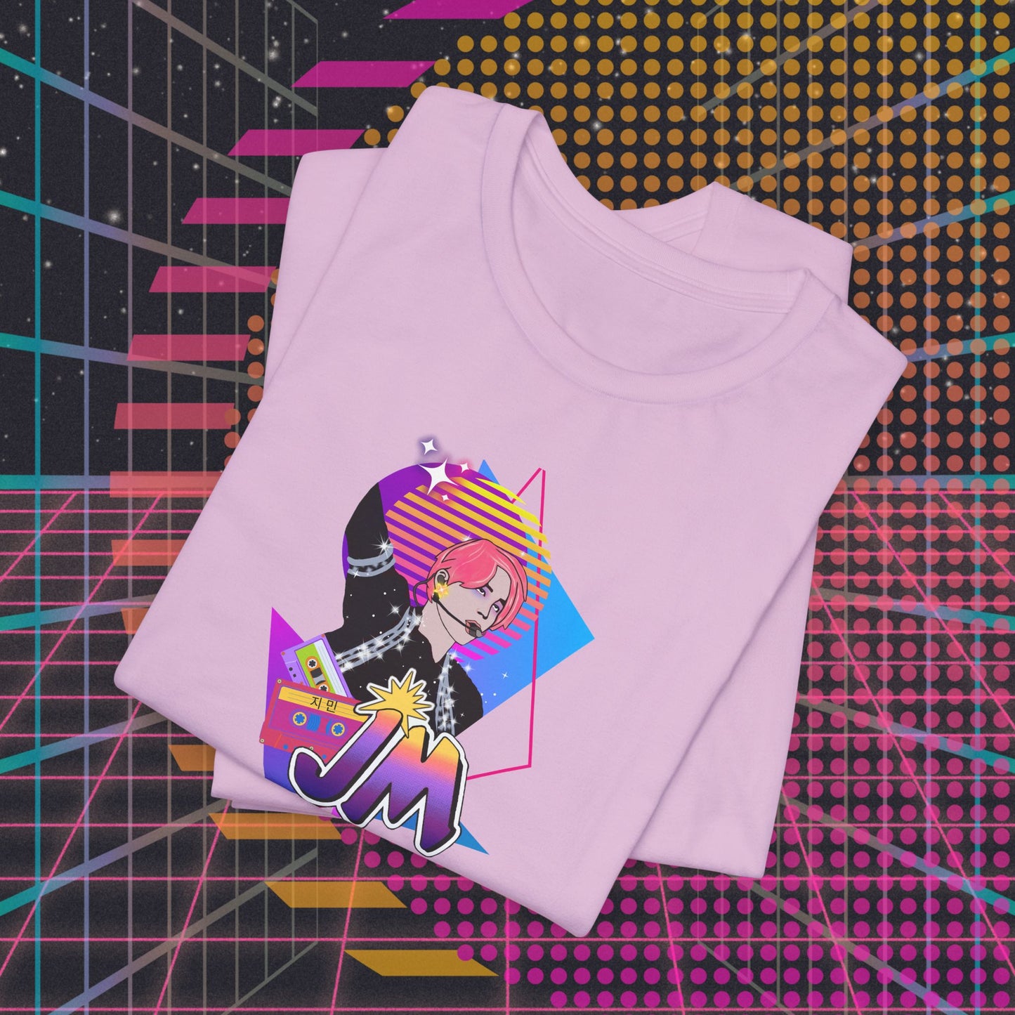 Jimin 1980s Retro Series Unisex Jersey Short Sleeve Tee