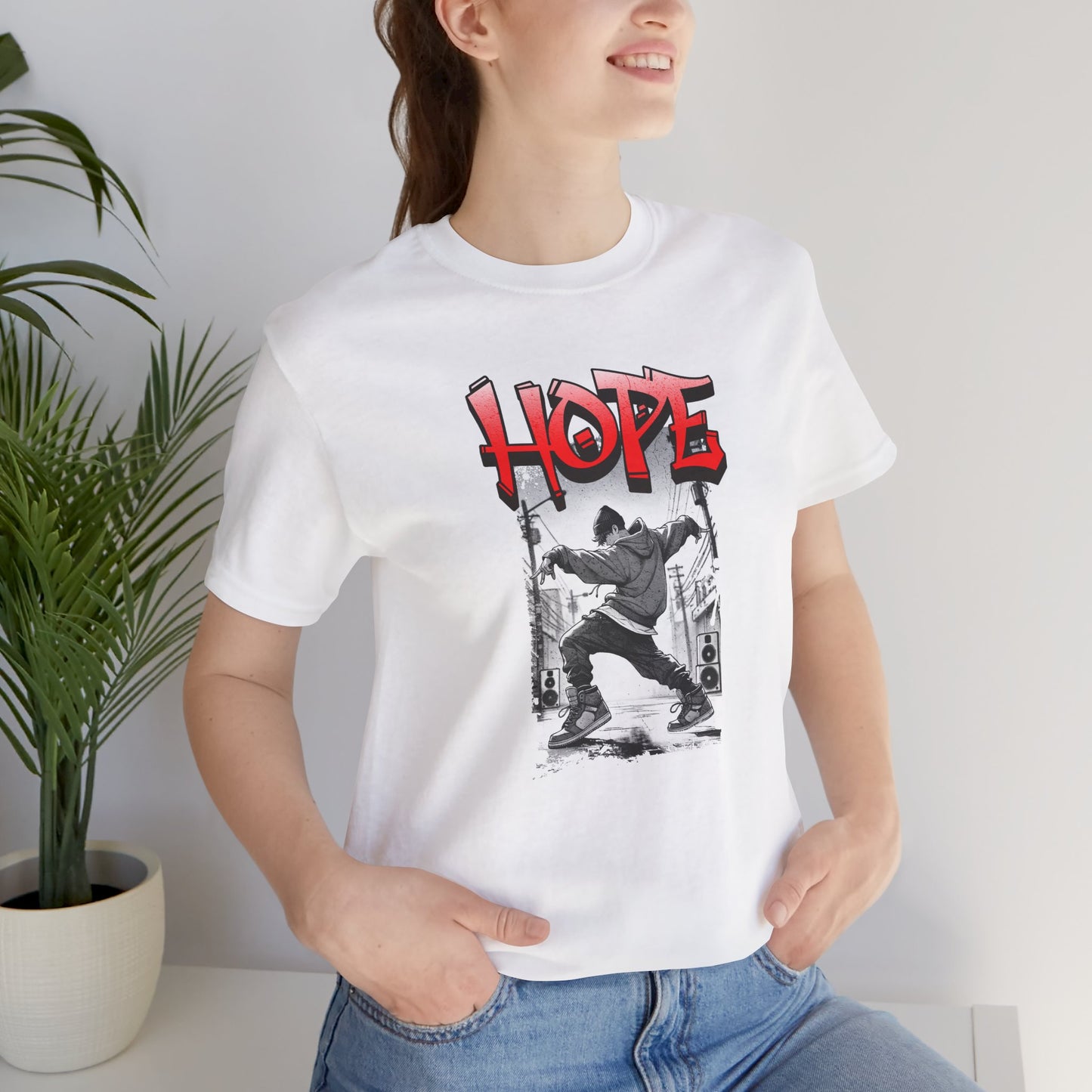 HOTS with Hope (Stop Sign ver.) Unisex Jersey Short Sleeve Tee