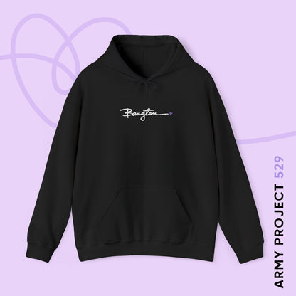 Handwritten Bangtan Embroidered Unisex Heavy Blend™ Hoodie