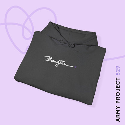 Handwritten Bangtan Embroidered Unisex Heavy Blend™ Hoodie