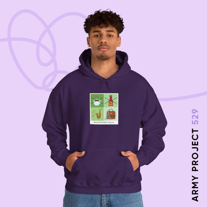 Taehyung Hoodie - Funny Fanmade BTS Merch - Care Instructions - Cozy Unisex Sweatshirt