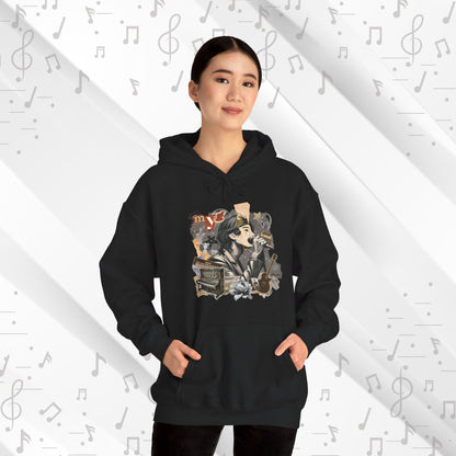 Yoongi Hoodie - Fanmade BTS Retro Series - 2010s Rock Aesthetic - Cozy Unisex Sweatshirt