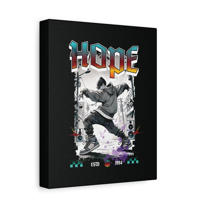 Hobi Canvas Wall Art - Fanmade BTS Retro Series - 90s Hip-Hop Aesthetic - Framed Wall Decor