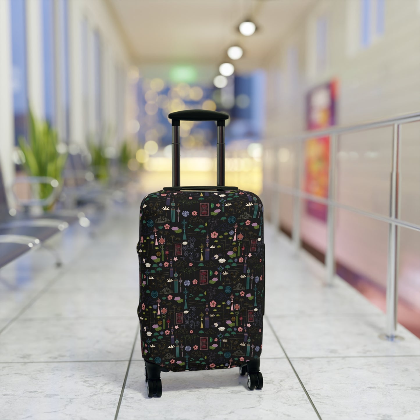 Norigae Night Garden Luggage Cover
