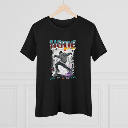 Hobi Women's Tee - BTS Fanmade Retro Series - 90s Hip-Hop Aesthetic - Soft Jersey T-Shirt