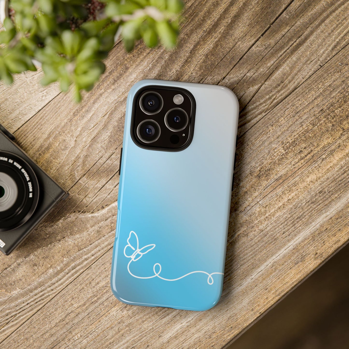 Clear Sunrise Ombre Tough Phone Case