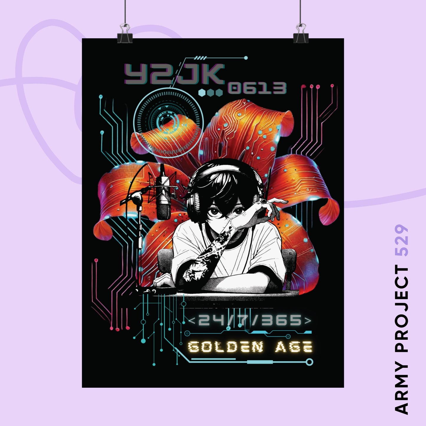 Jungkook Y2JK Retro Series Matte Poster