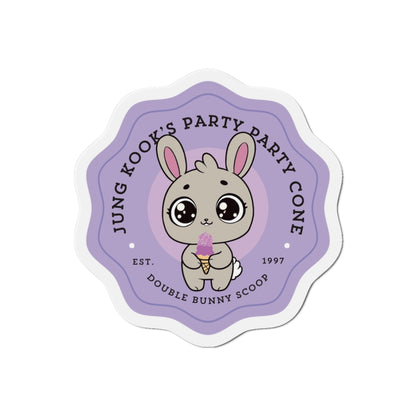 Jung Kook Fridge Magnet - Cute Fanmade BTS Merch - Jung Kook's Party Party Cone - Subtle ARMY Decor