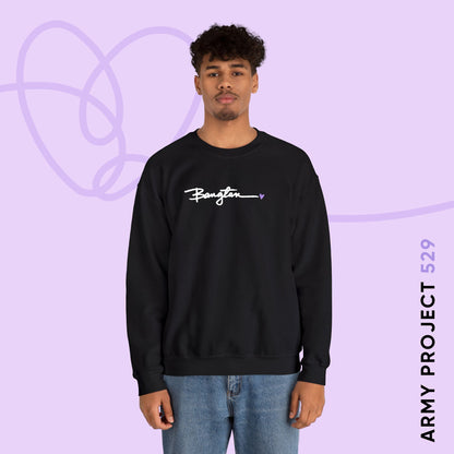Handwritten Bangtan Unisex Heavy Blend™ Crewneck Sweatshirt