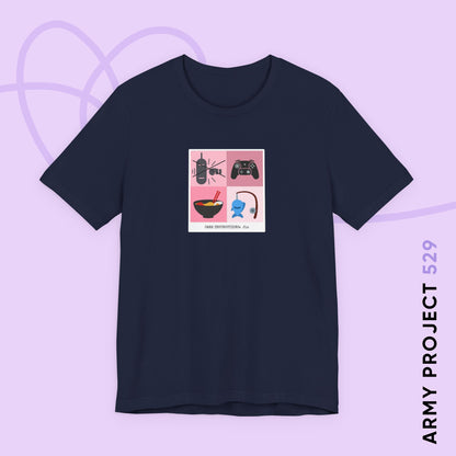Jin Short Sleeve Shirt - Funny Fanmade BTS Merch - Care Instructions - Soft Unisex T-Shirt
