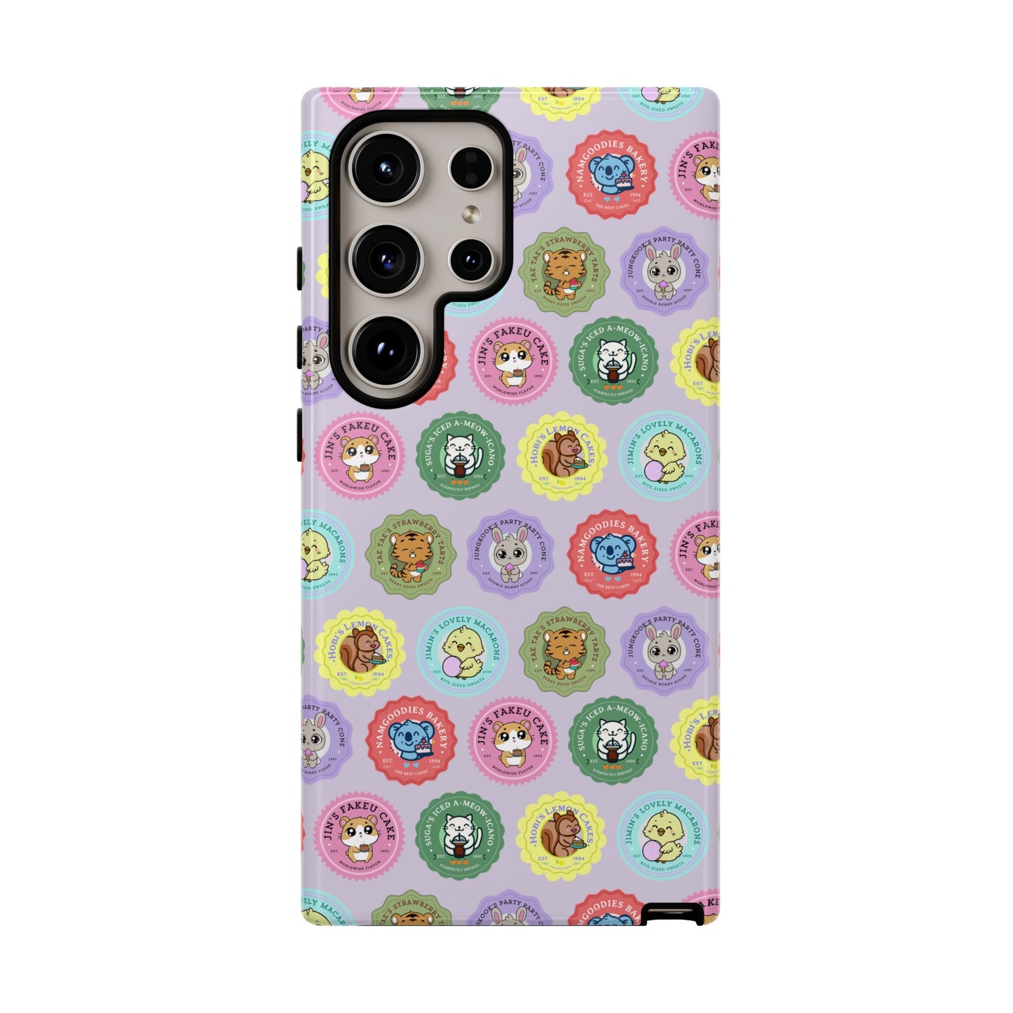 OT7 Phone Case - Cute Fanmade BTS Merch - Namgoodies Bakery - iPhone, Galaxy, Pixel