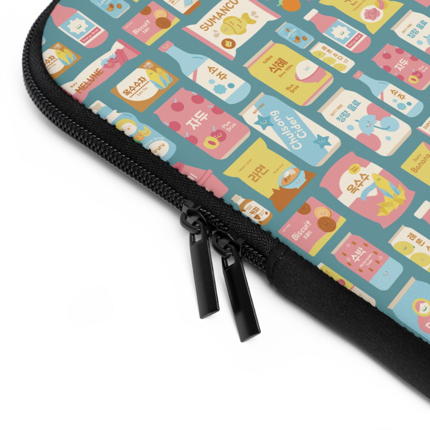 Sweet Pastel Korean Snacks Laptop Sleeve - Cute K-Pop Tech Accessories