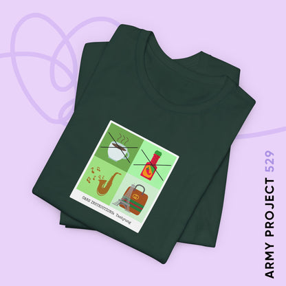 Taehyung Care Instructions Unisex Jersey Short Sleeve Tee