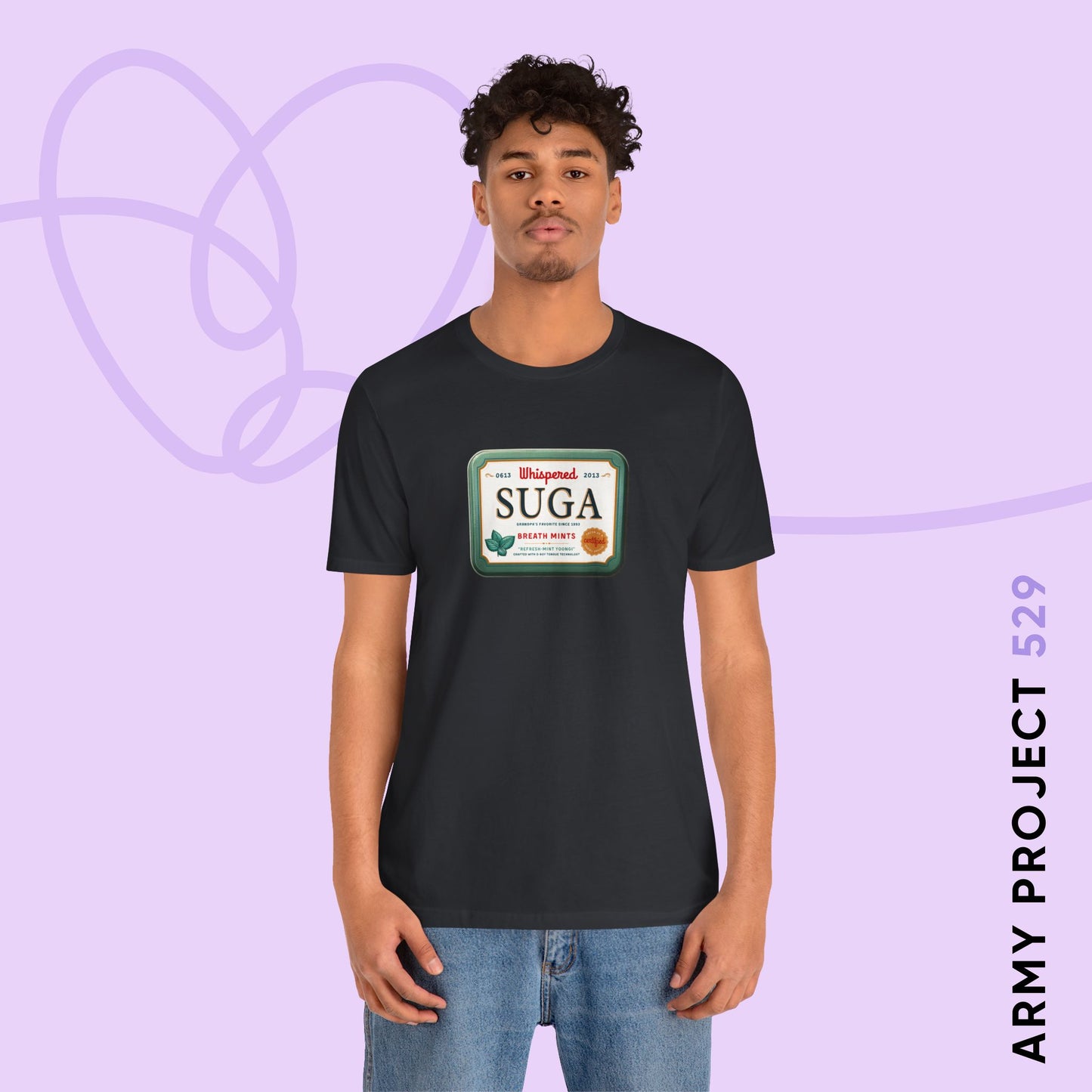 Whispered SUGA Unisex Jersey Short Sleeve Tee