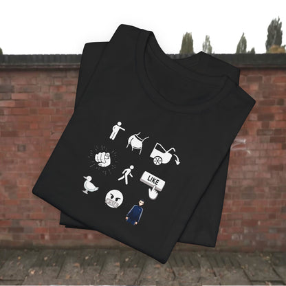 Walking Like A Duck Unisex Jersey Short Sleeve Tee