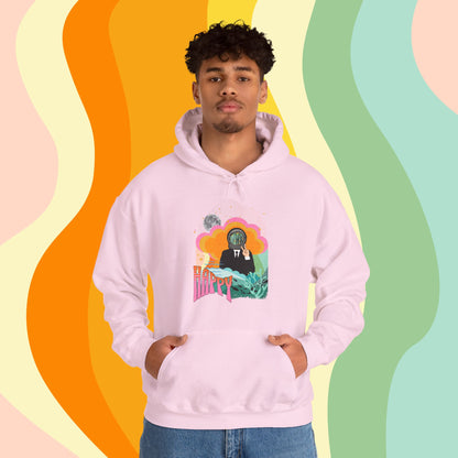 Jin Hoodie - Fanmade BTS Retro Series - 60s Mod Aesthetic - Cozy Unisex Sweatshirt