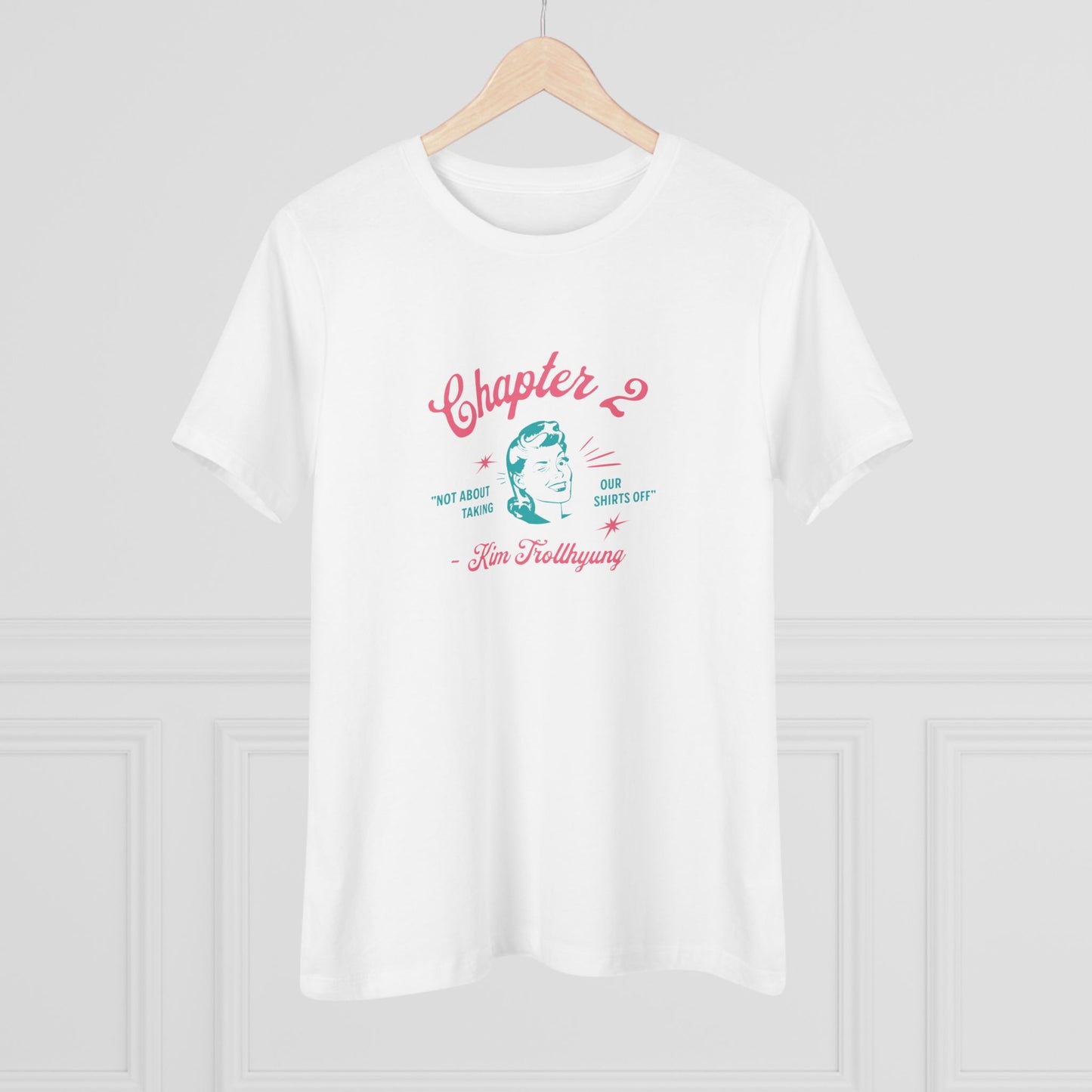 Taehyung Women's Tee - 'Kim Trollhyung' - Fanmade BTS Merch - Soft Jersey T-Shirt