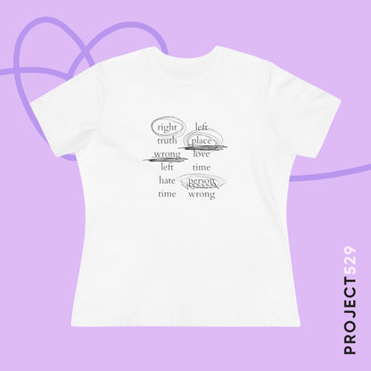 Namjoon Contradictions Women's Relaxed Jersey Short Sleeve Tee