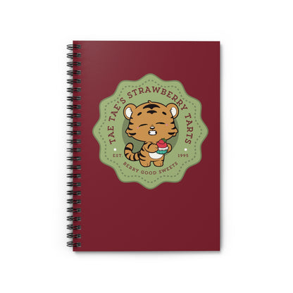 Tae Tae Strawberry Tarts Bakery Series Spiral Notebook