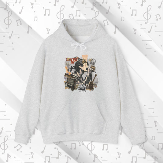 Yoongi Hoodie - Fanmade BTS Retro Series - 2010s Rock Aesthetic - Cozy Unisex Sweatshirt