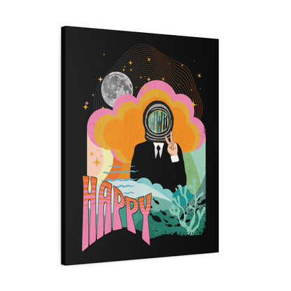 Jin Canvas Wall Art - Fanmade BTS Retro Series - 60s Mod Aesthetic - Framed Wall Decor