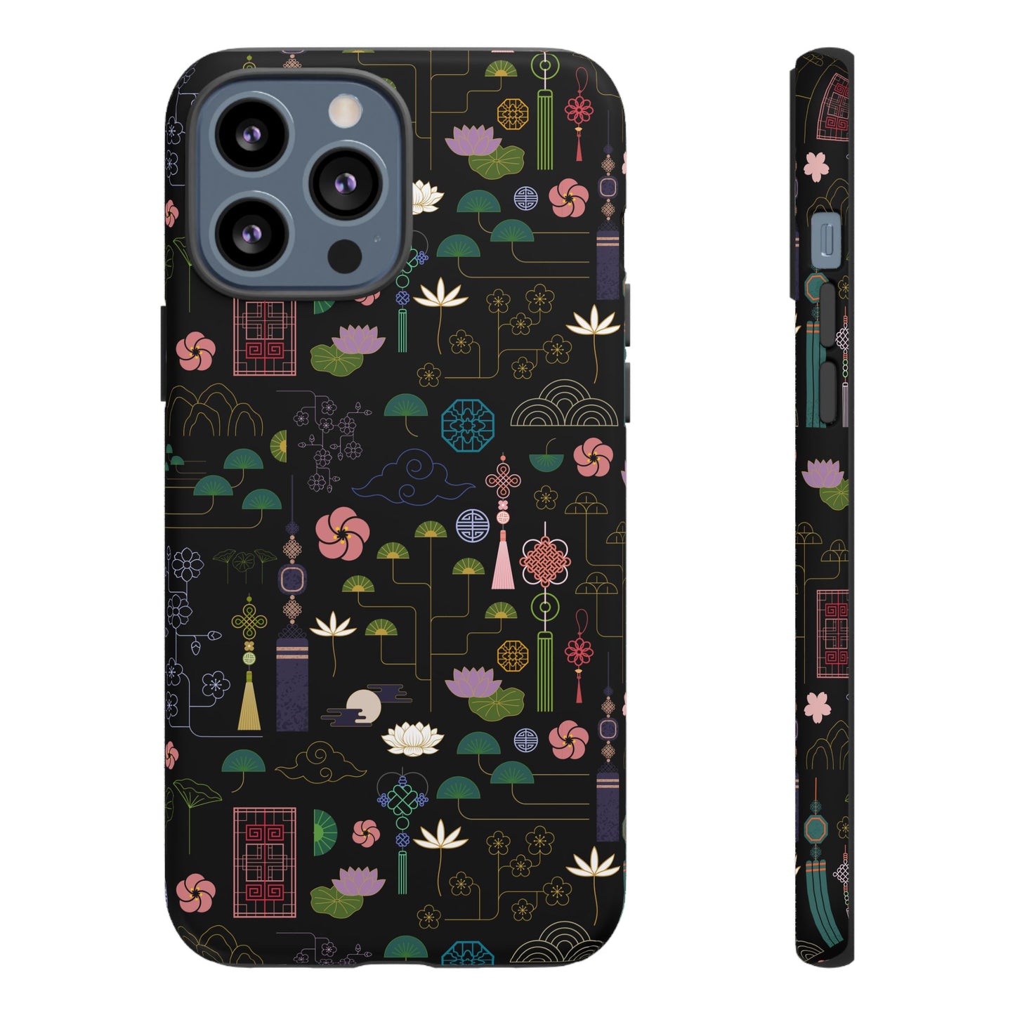 Norigae Night Garden Tough Phone Case - Elegant K-Pop Merch - iPhone, Galaxy, Pixel Cover