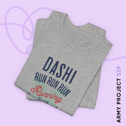 OT7 Short Sleeve Shirt - Dashi Running Club - Fanmade BTS Merch - Unisex Jersey T-Shirt