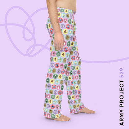 OT7 Namgoodies Bakery Pajama Pants - Cute Fanmade BTS Merch - Soft Unisex Lounge Wear