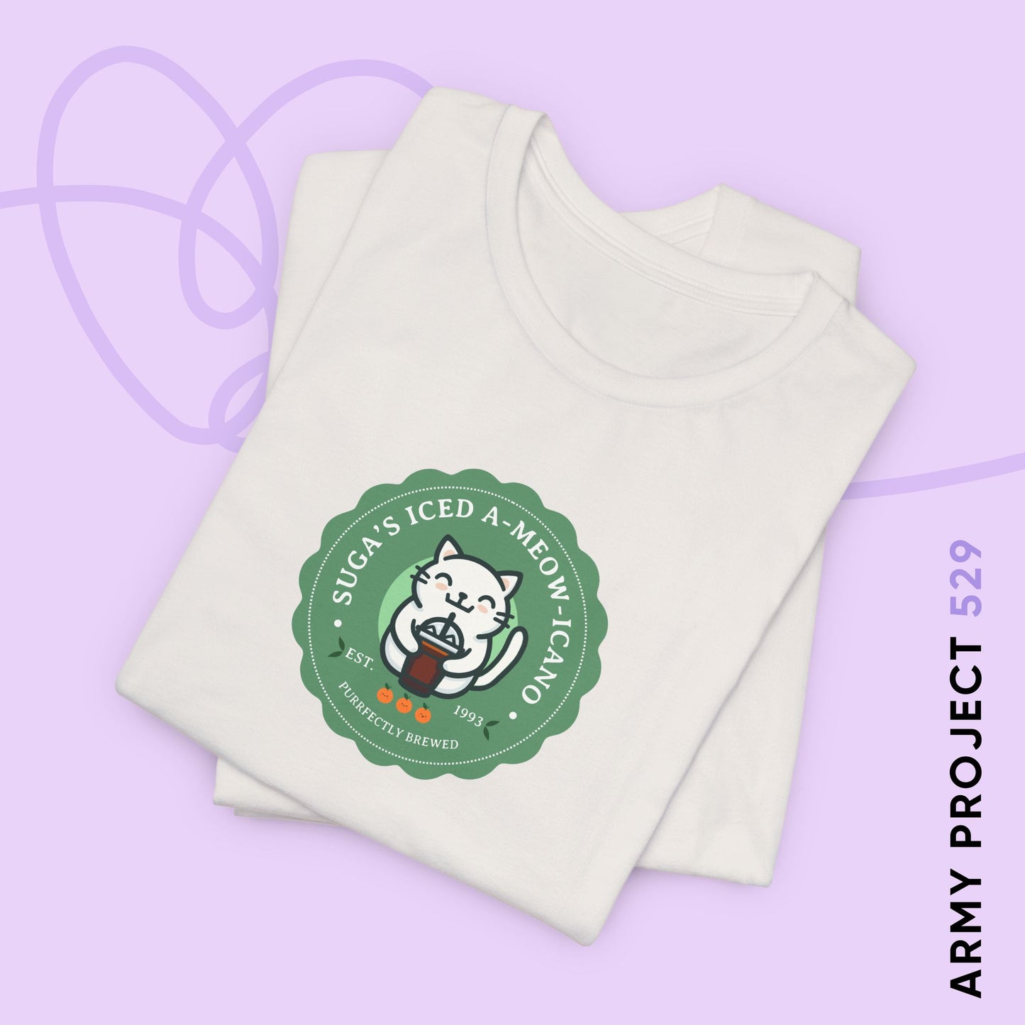 SUGA Iced A-meow-icano Unisex Jersey Short Sleeve Tee