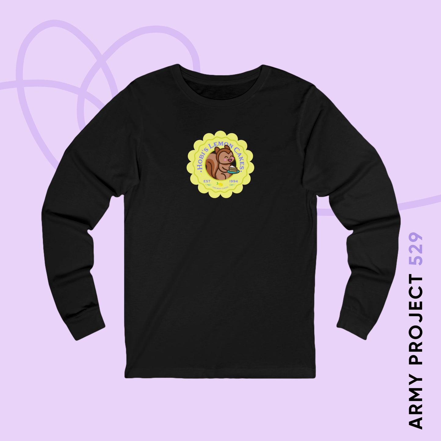 Hobi Lemon Cakes Unisex Jersey Long Sleeve Tee