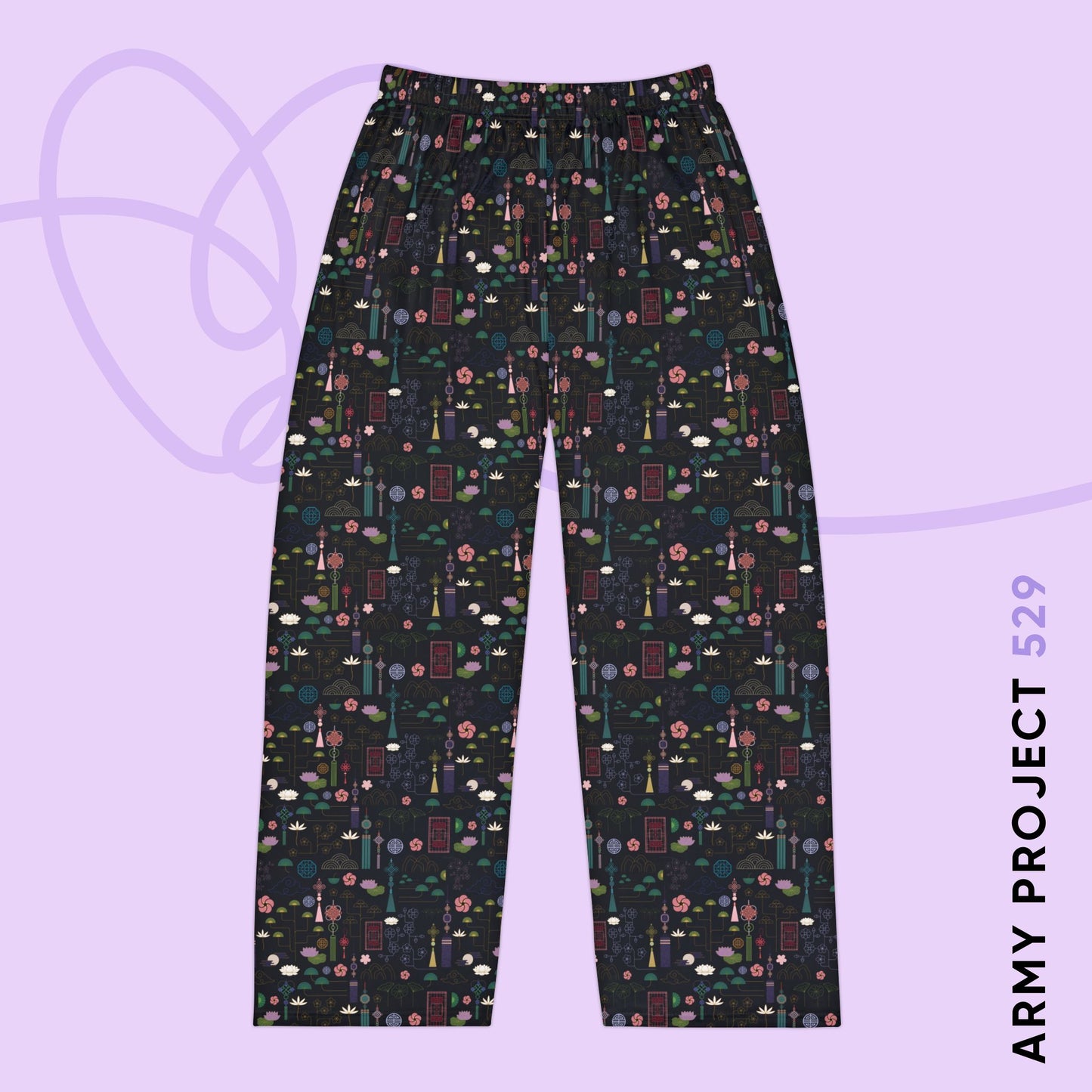 Norigae Night Garden Unisex Pajama Pants
