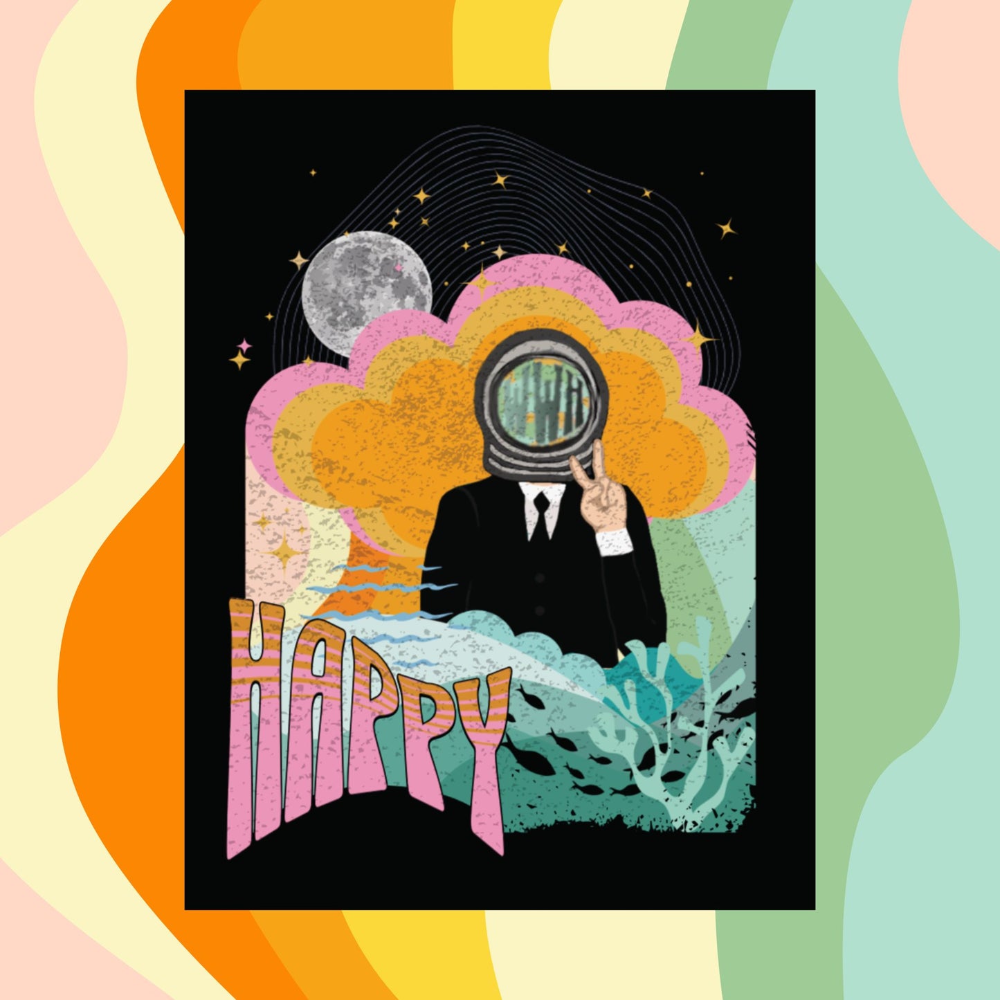 Jin 1960s Retro Series Matte Poster