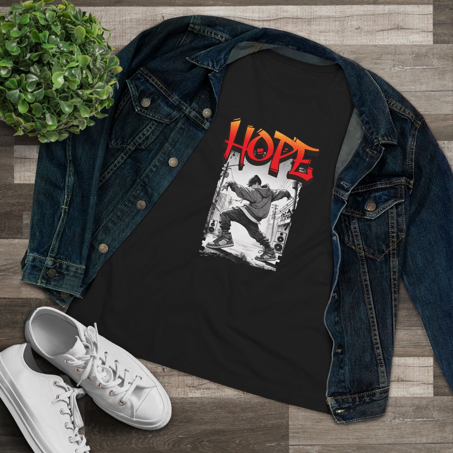 Hobi Concert Women's Tee - HOTS with Hope - Fanmade BTS Merch - Soft Jersey T-Shirt